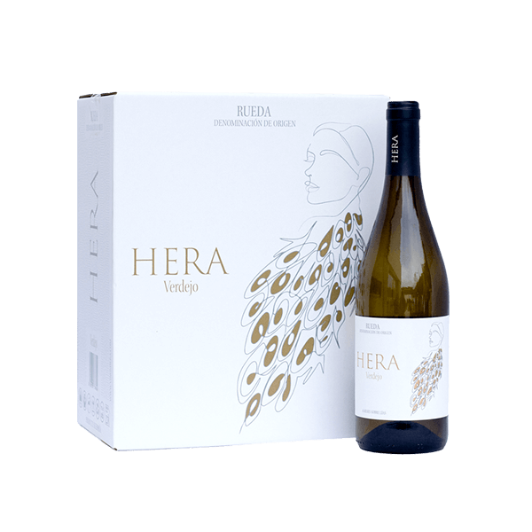 Caja 6 botellas Vino Hera Verdejo criado sobre lías